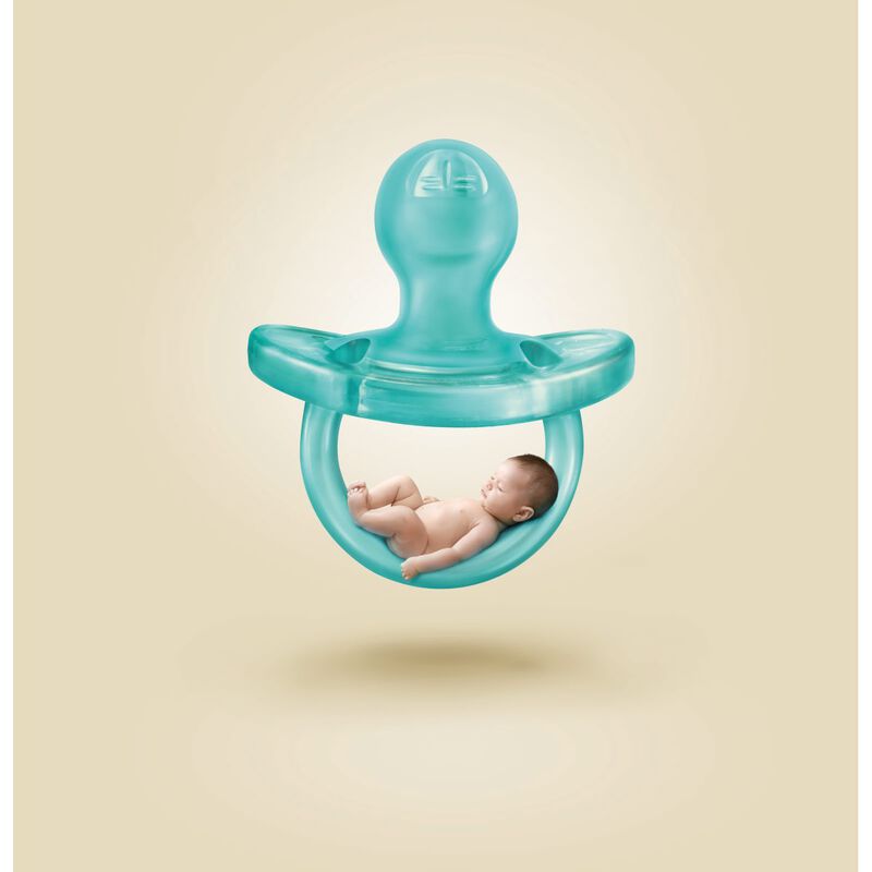 PhysioForma Soft 16-36m pacifier Blue - 1 PC (100% silicone) image number null